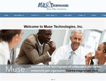 Tablet Screenshot of muse-technologies.com